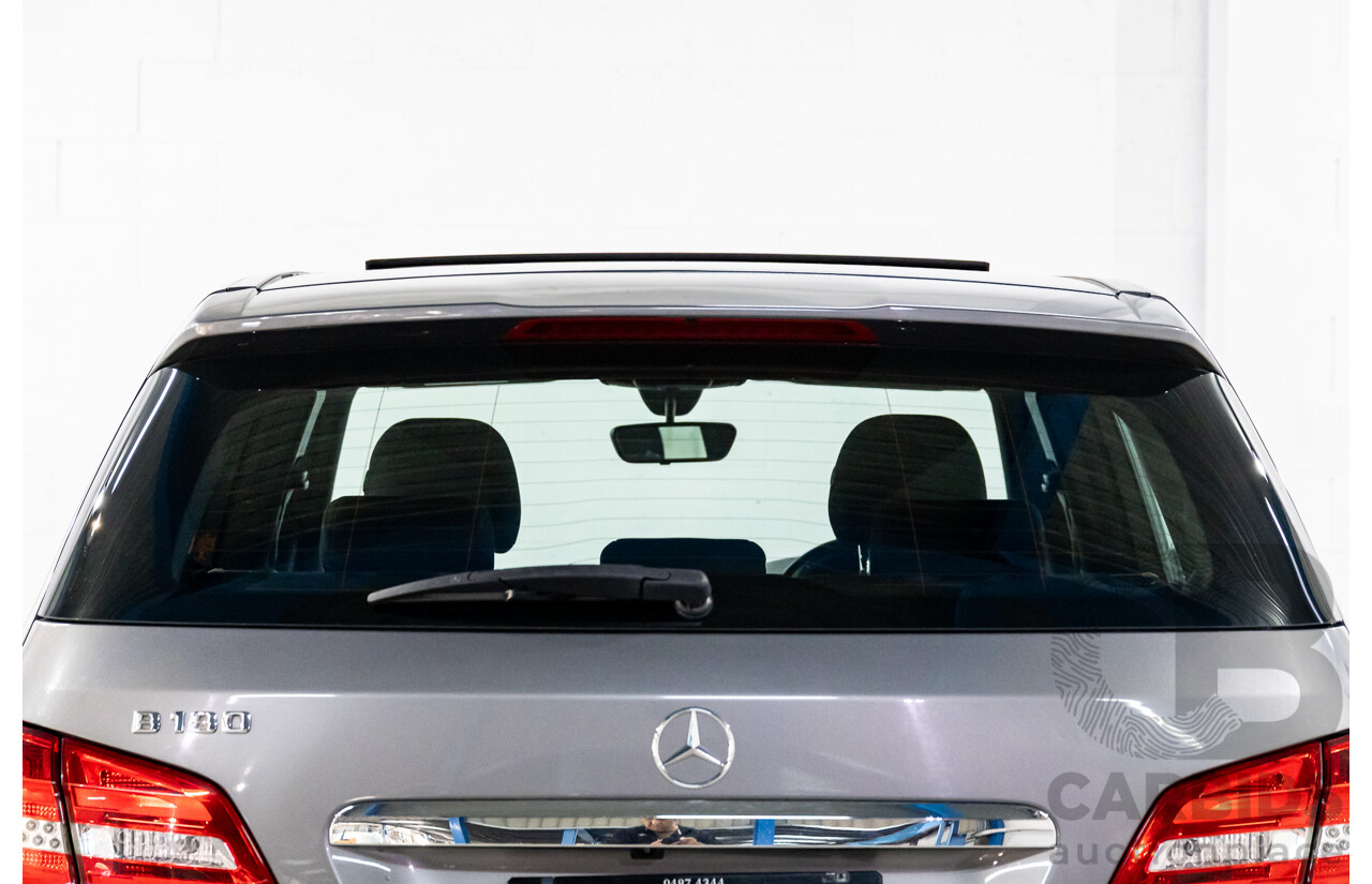 10/2014 Mercedes-Benz B180 246 MY14 5d Hatchback Mountain Grey Metallic Turbo 1.6L