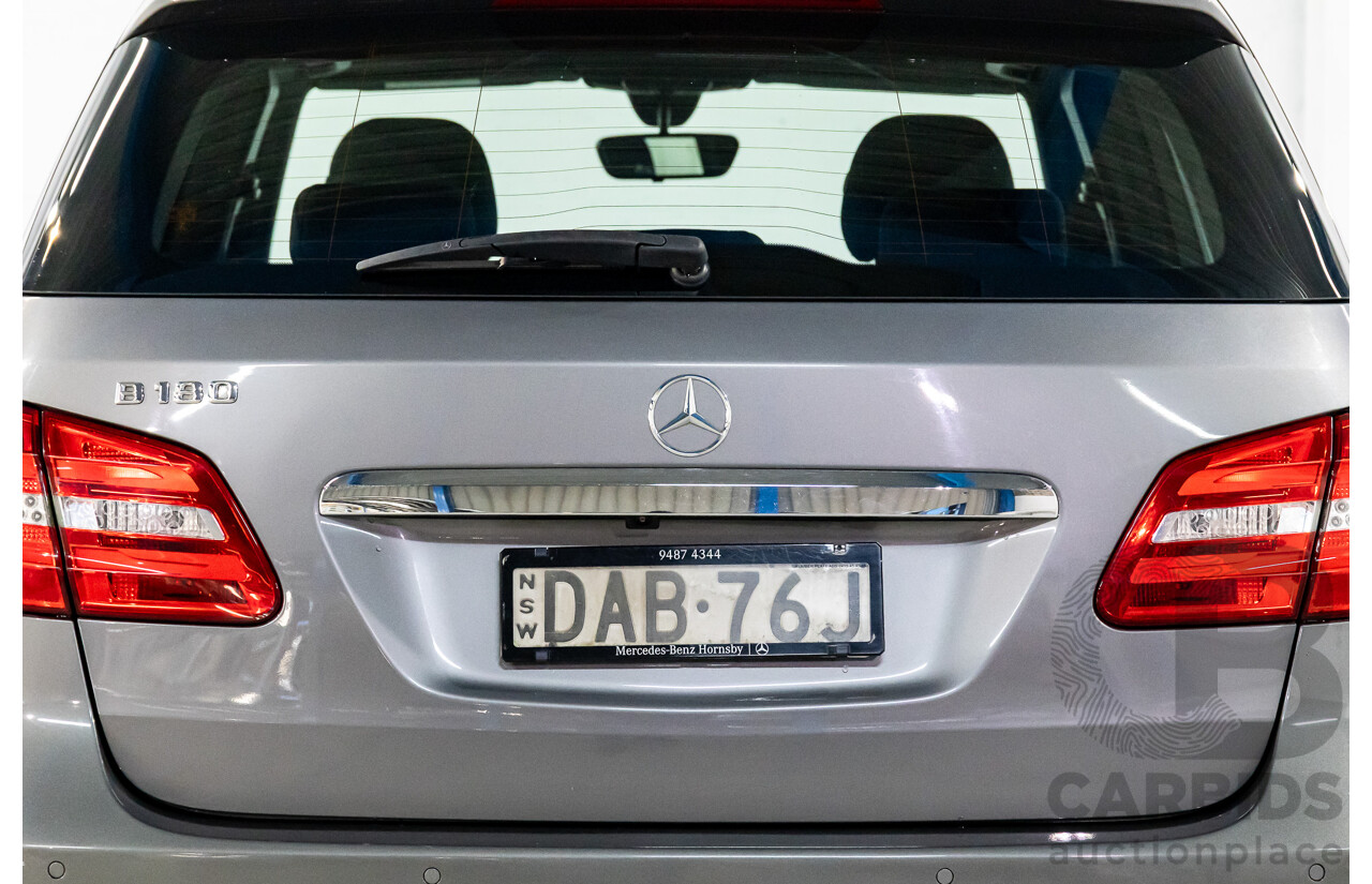 10/2014 Mercedes-Benz B180 246 MY14 5d Hatchback Mountain Grey Metallic Turbo 1.6L