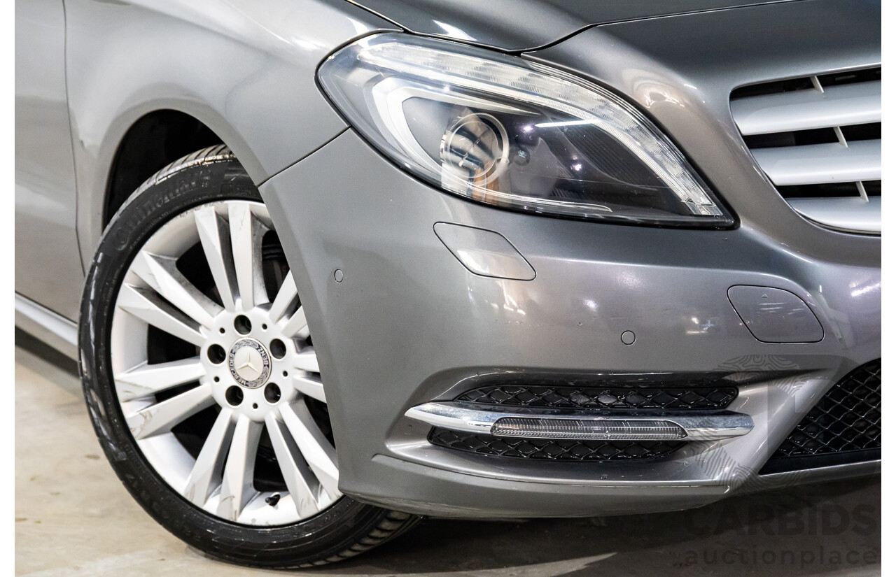 10/2014 Mercedes-Benz B180 246 MY14 5d Hatchback Mountain Grey Metallic Turbo 1.6L