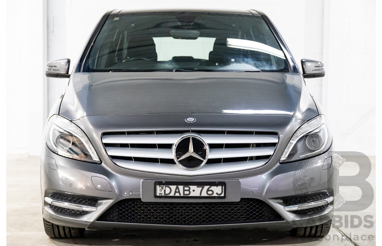 10/2014 Mercedes-Benz B180 246 MY14 5d Hatchback Mountain Grey Metallic Turbo 1.6L