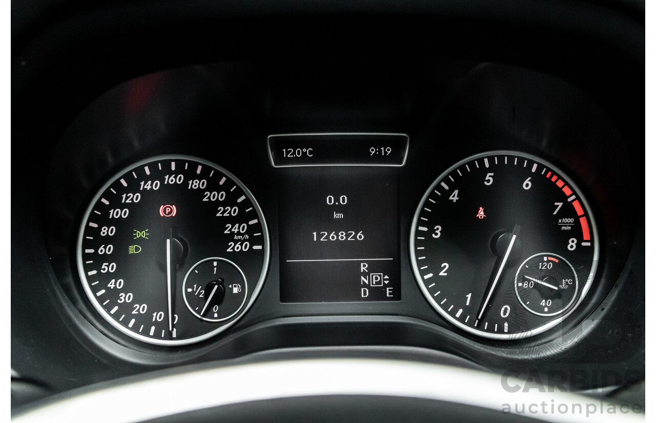10/2014 Mercedes-Benz B180 246 MY14 5d Hatchback Mountain Grey Metallic Turbo 1.6L