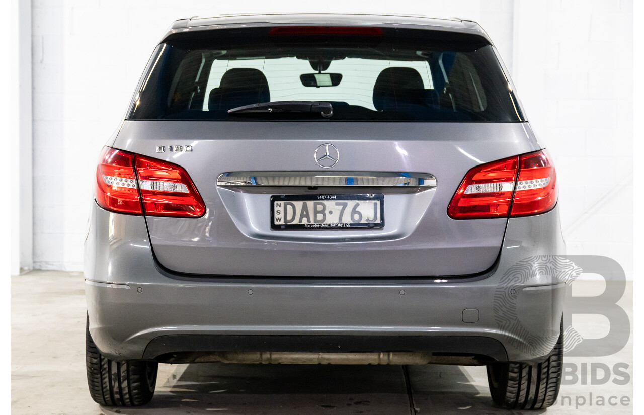 10/2014 Mercedes-Benz B180 246 MY14 5d Hatchback Mountain Grey Metallic Turbo 1.6L
