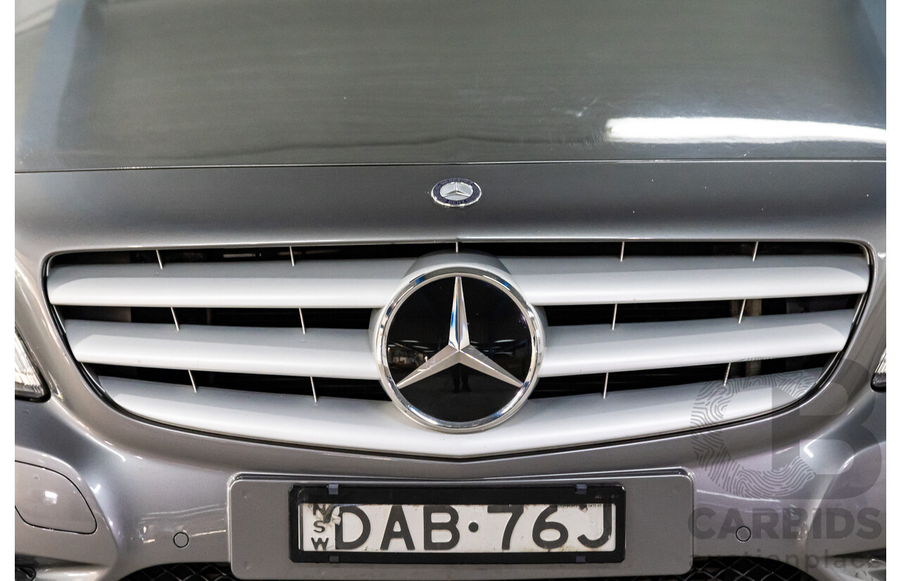 10/2014 Mercedes-Benz B180 246 MY14 5d Hatchback Mountain Grey Metallic Turbo 1.6L