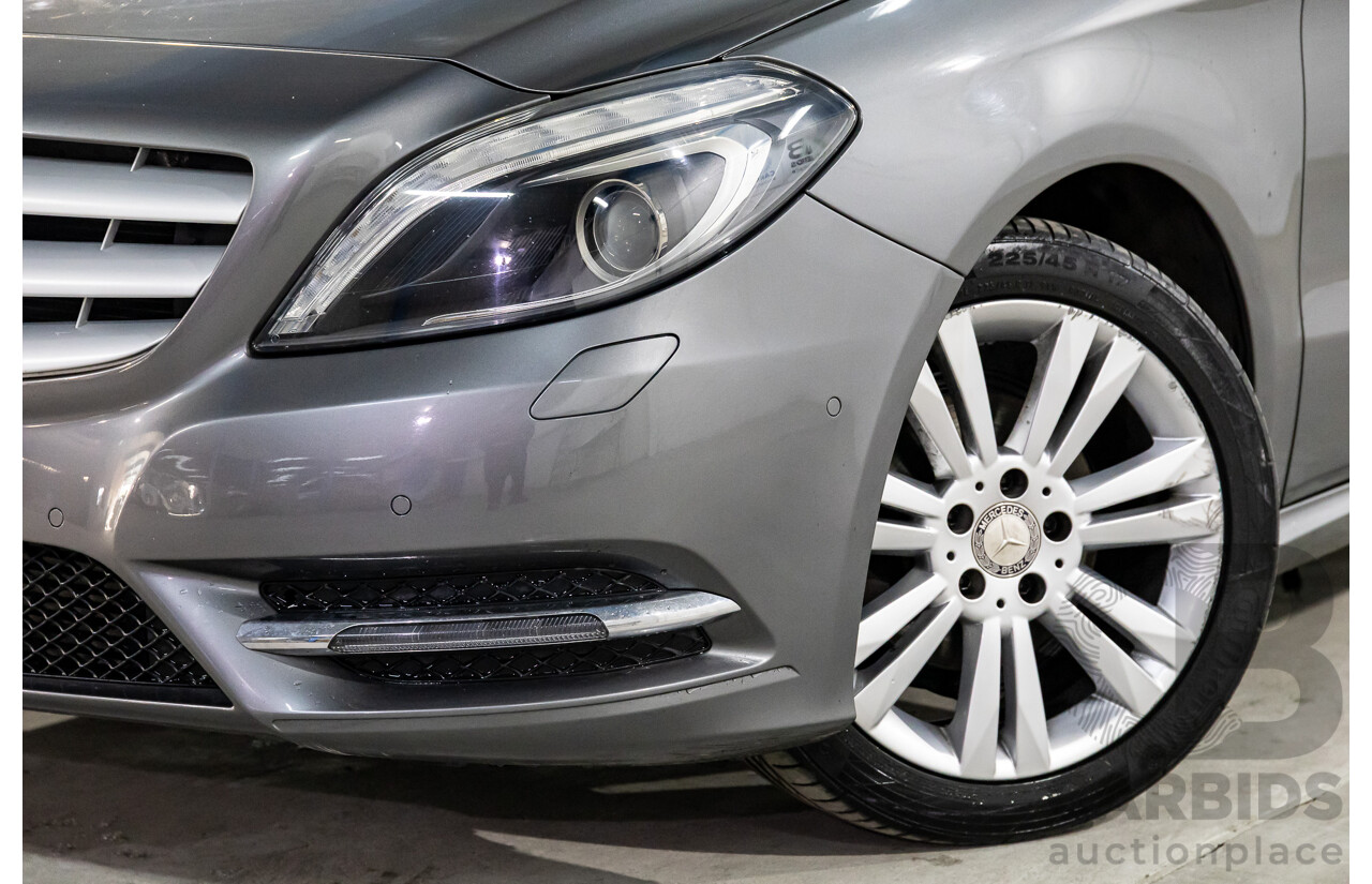 10/2014 Mercedes-Benz B180 246 MY14 5d Hatchback Mountain Grey Metallic Turbo 1.6L