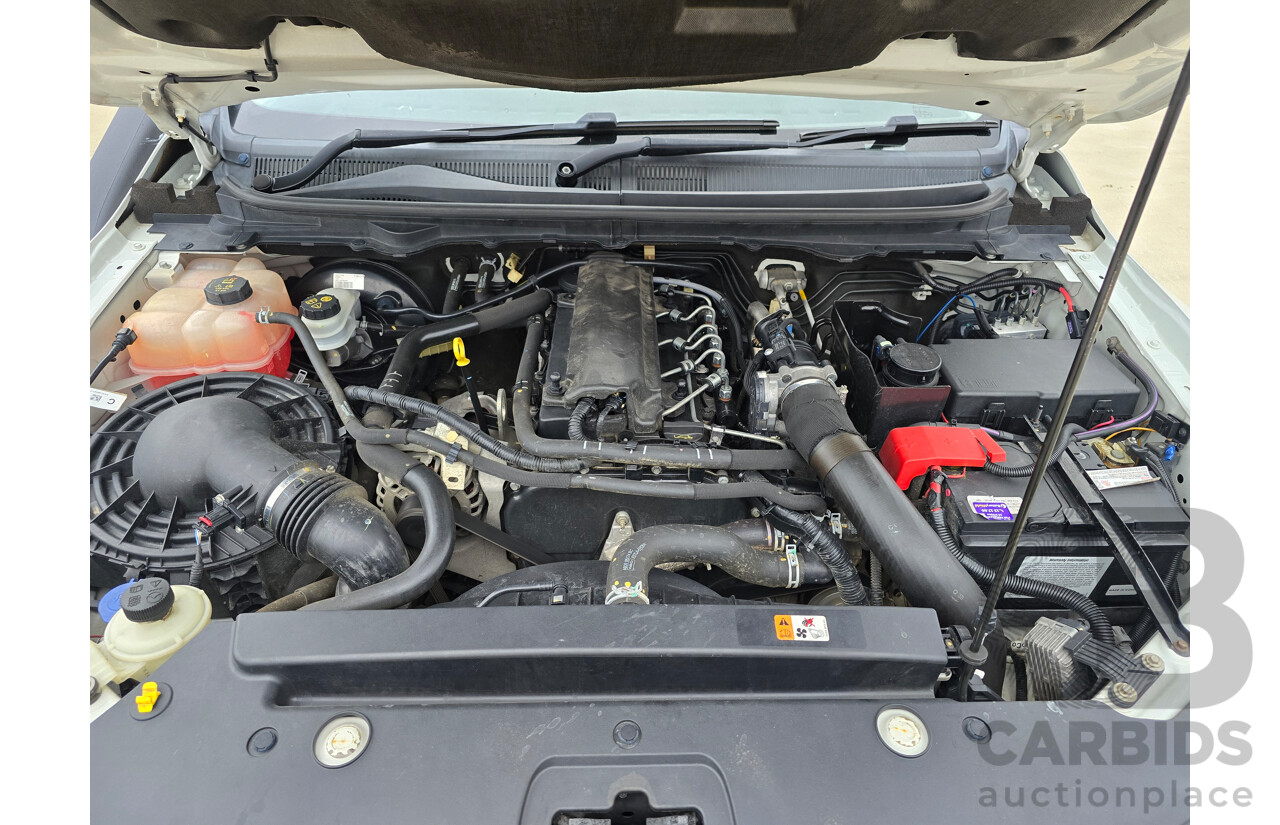 11/2017 Mazda BT-50 XT (4x4) UR0YG1 2d Cab Chassis Cool White Turbo Diesel 3.2L