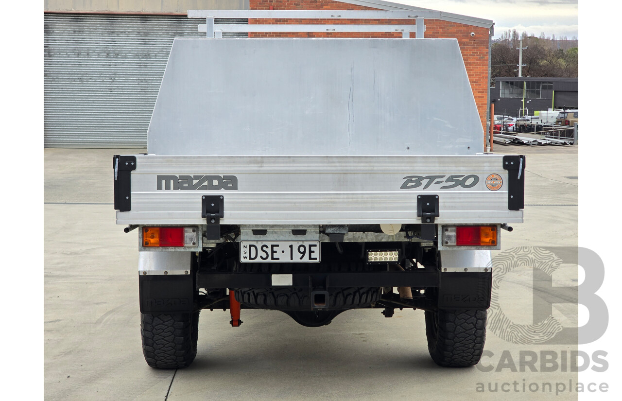 11/2017 Mazda BT-50 XT (4x4) UR0YG1 2d Cab Chassis Cool White Turbo Diesel 3.2L