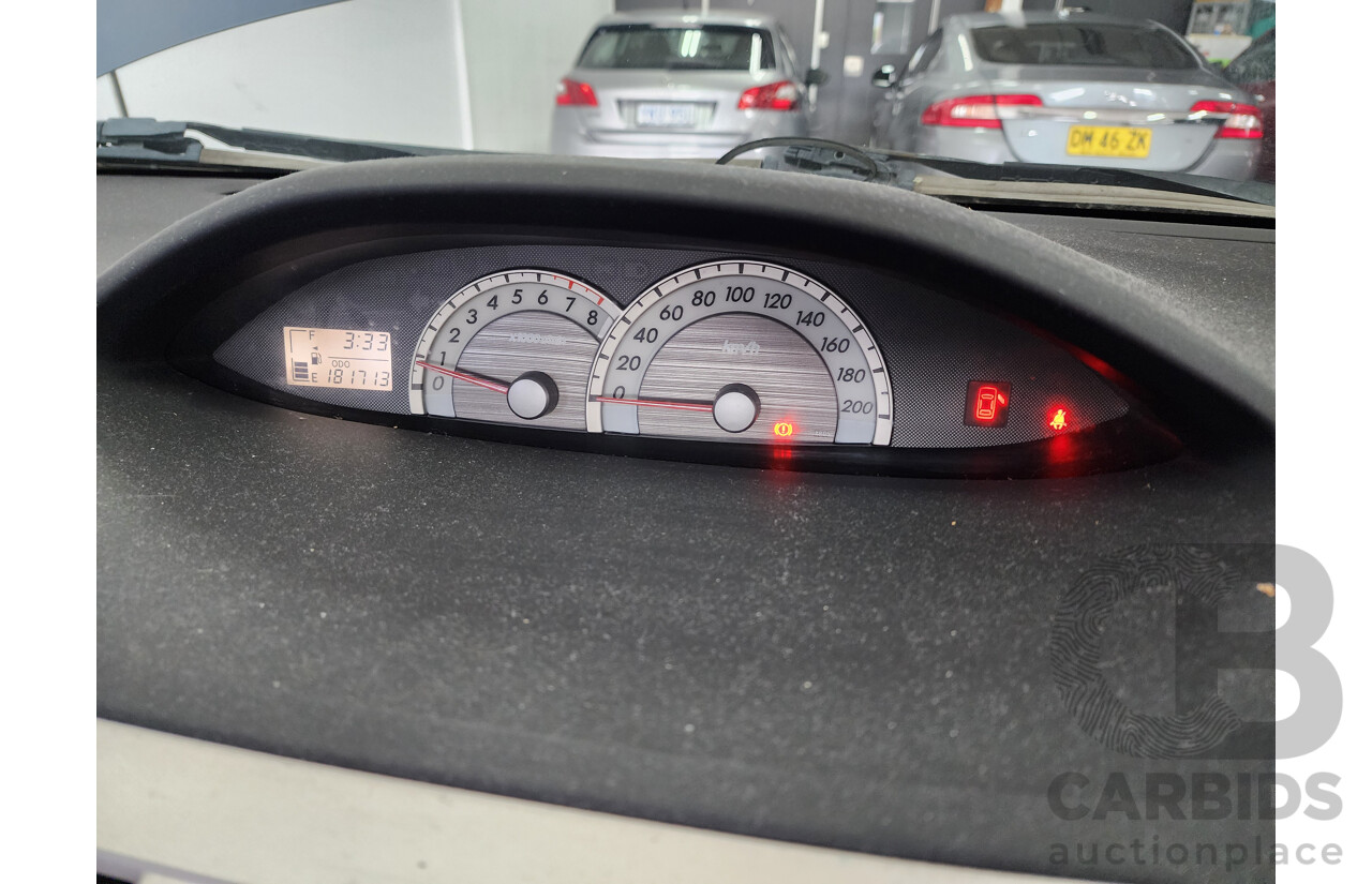 7/2006 Toyota Yaris YRS NCP93R 4d Sedan Blue 1.5L