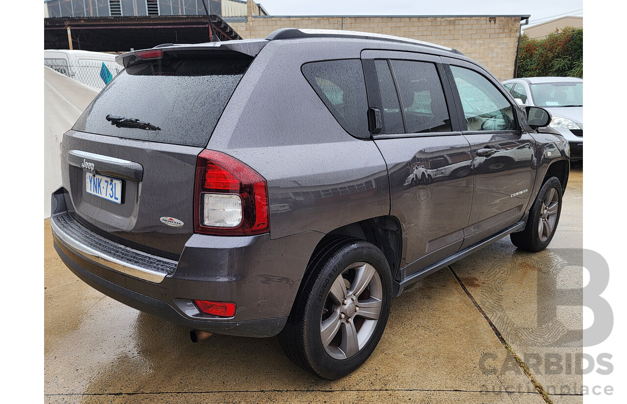 5/2015 Jeep Compass North (4x2) MK MY15 4d Wagon Grey 2.0L