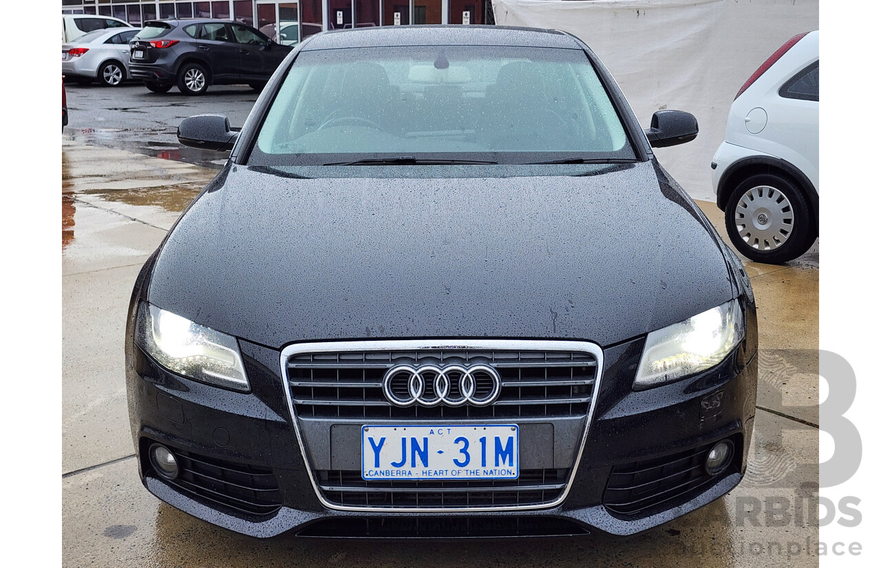 6/2012 Audi A4 1.8 TFSI B8 (8K) MY12 4d Sedan Black 1.8L