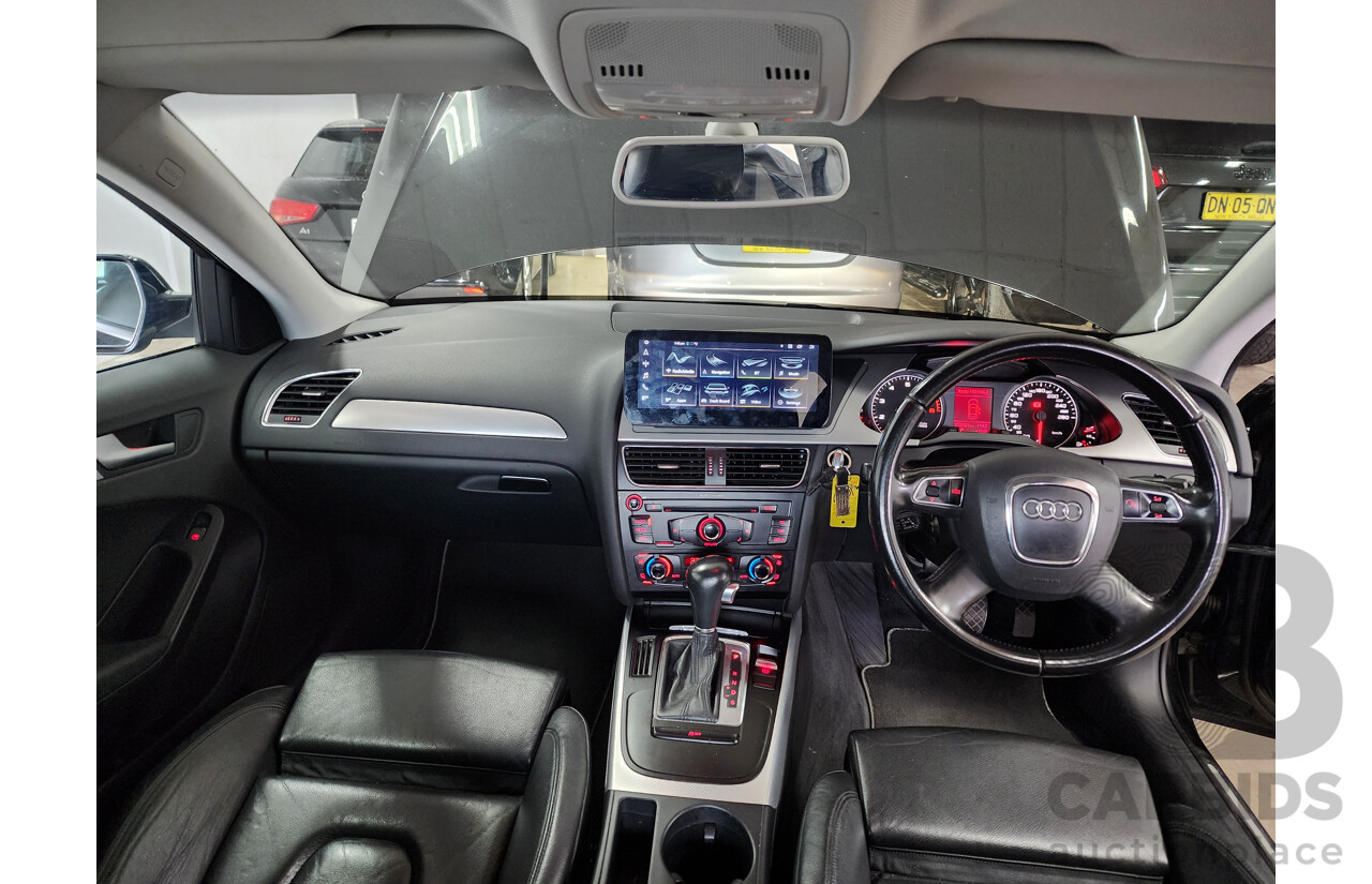 6/2012 Audi A4 1.8 TFSI B8 (8K) MY12 4d Sedan Black 1.8L