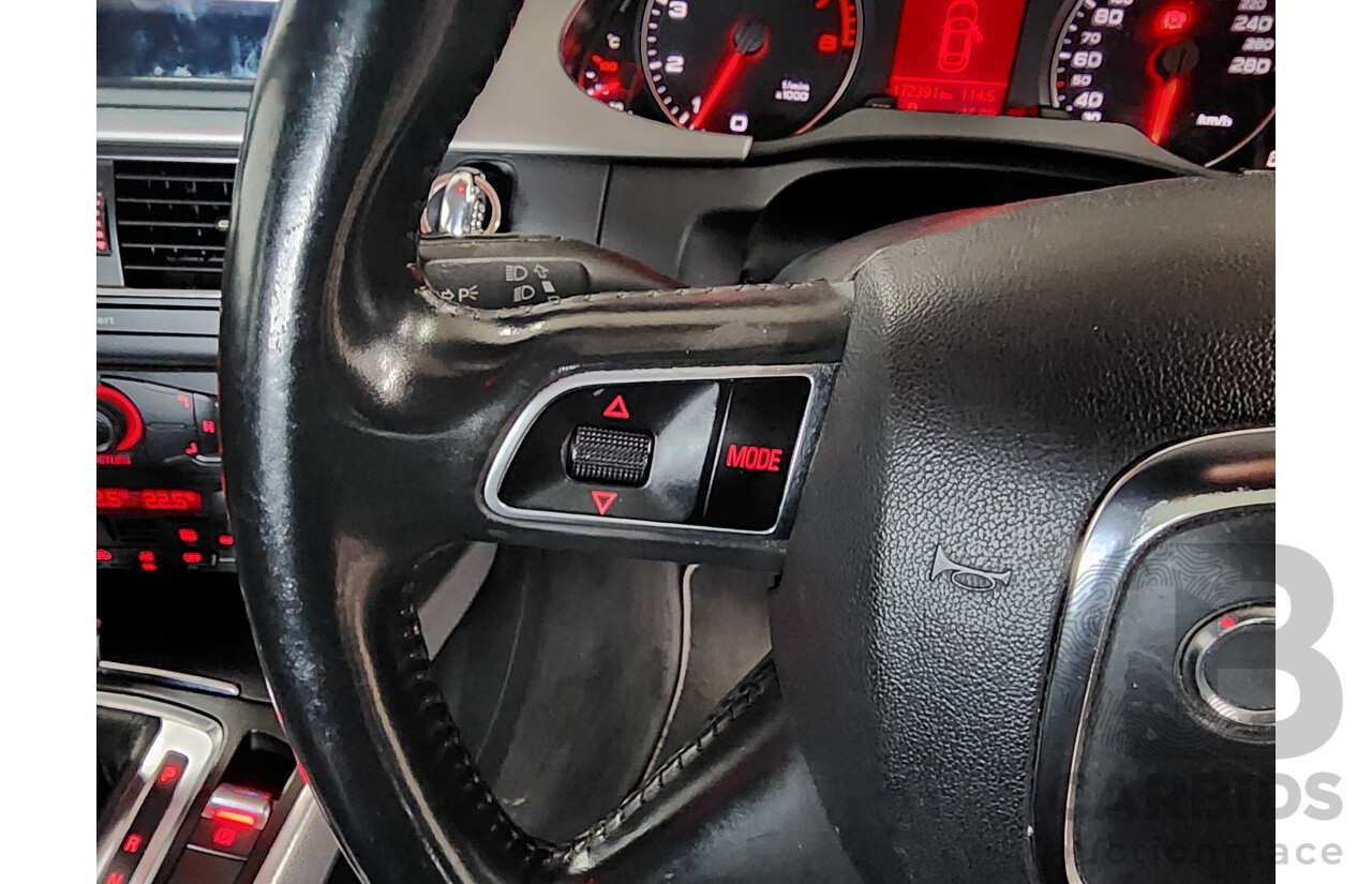 6/2012 Audi A4 1.8 TFSI B8 (8K) MY12 4d Sedan Black 1.8L