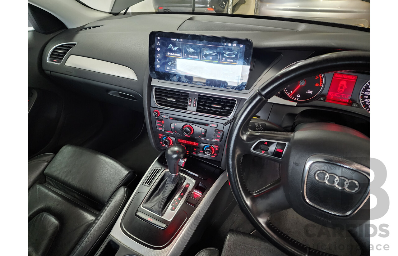 6/2012 Audi A4 1.8 TFSI B8 (8K) MY12 4d Sedan Black 1.8L