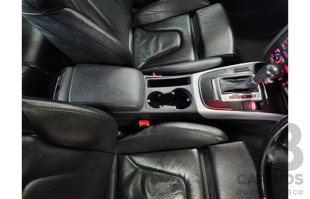 6/2012 Audi A4 1.8 TFSI B8 (8K) MY12 4d Sedan Black 1.8L
