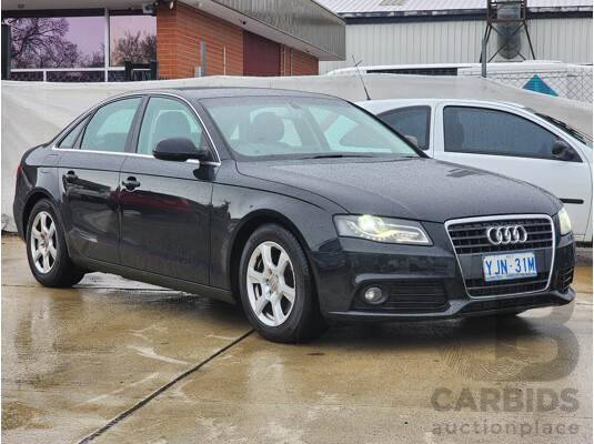 6/2012 Audi A4 1.8 TFSI B8 (8K) MY12 4d Sedan Black 1.8L