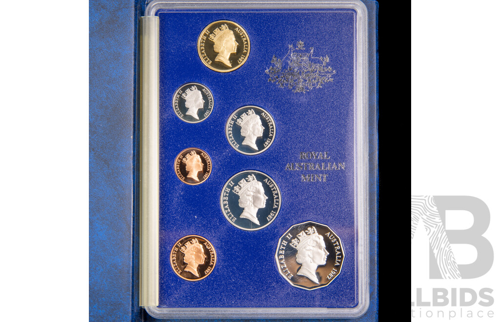 Australian RAM 1987 Seven Proof Coin Set