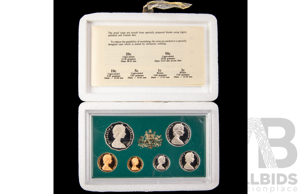 Australian RAM 1982 Proof Coin Set, Commonwealth Games
