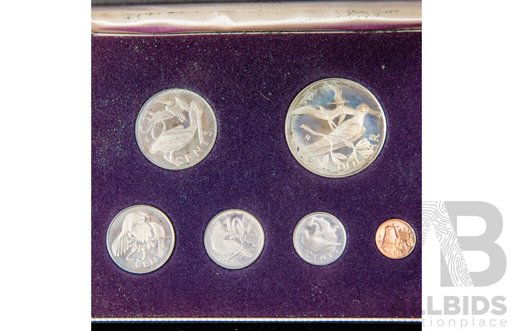 British Virgin Islands Franklin Mint 1973 First Coinage Proof Set