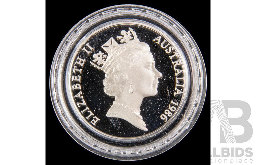 Australian RAM 1986 Silver Proof Ten Dollar Coin, State Series, South Australia .925