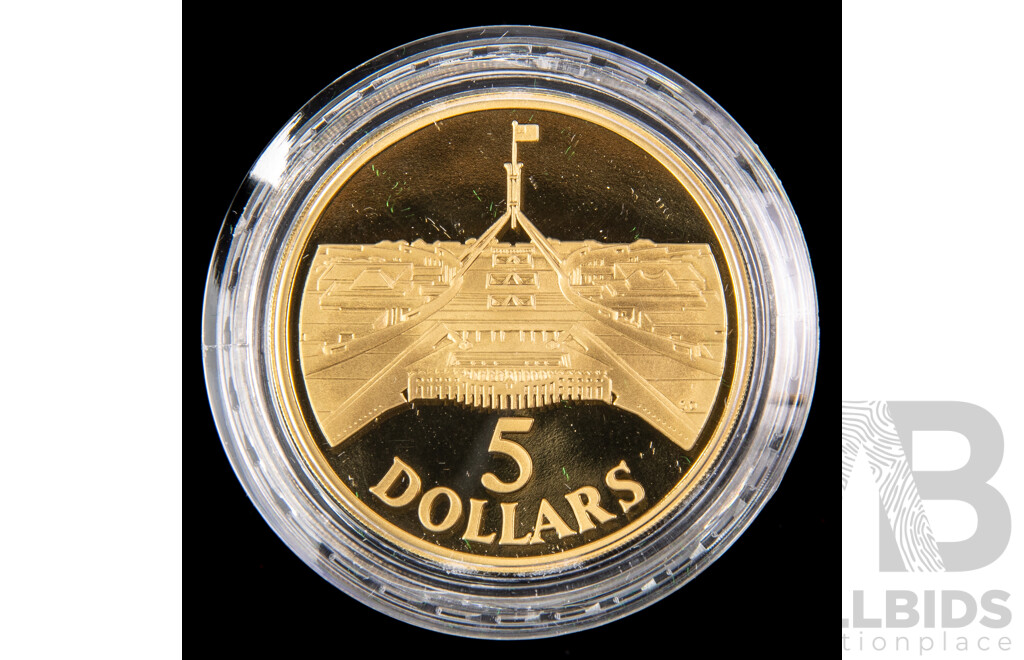 Australian RAM 1988 Proof Five Dollar Coin