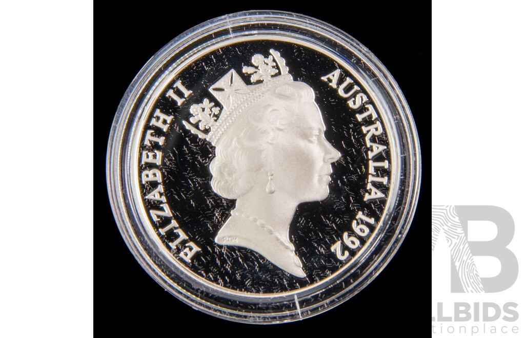 Australian RAM 1992 Silver Ten Dollar Proof Coin, State Series, Northern Territory .925
