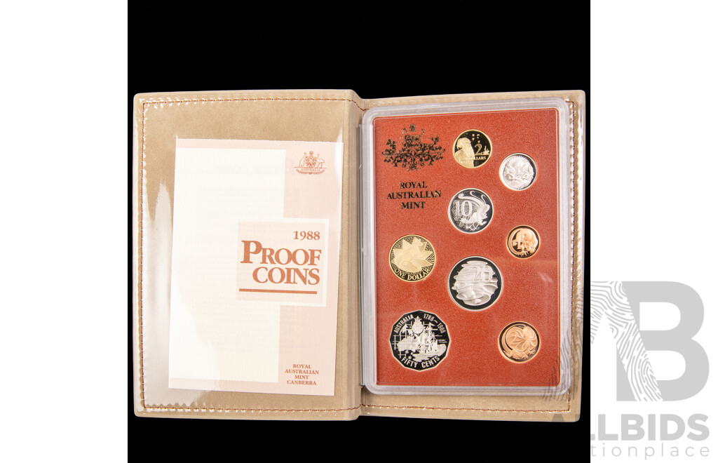 Australian RAM 1988 Eight Proof Coin Set