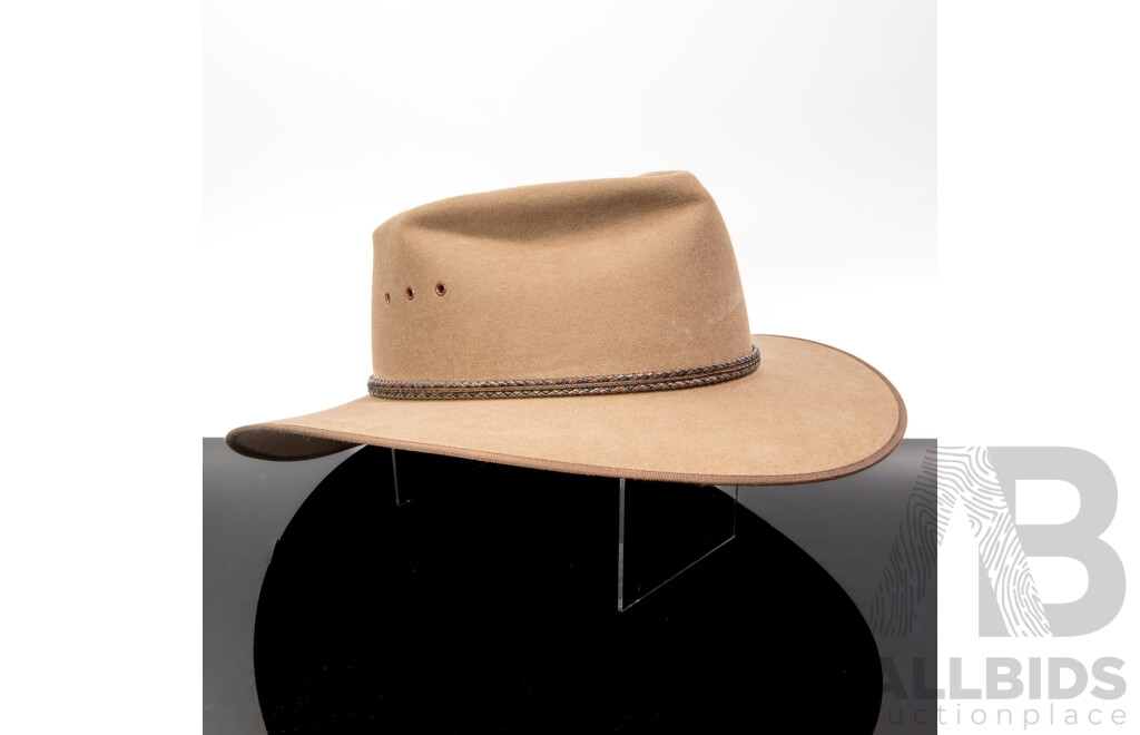 Vintage Australian Akubra Pure Fur Felt Cattleman Hat