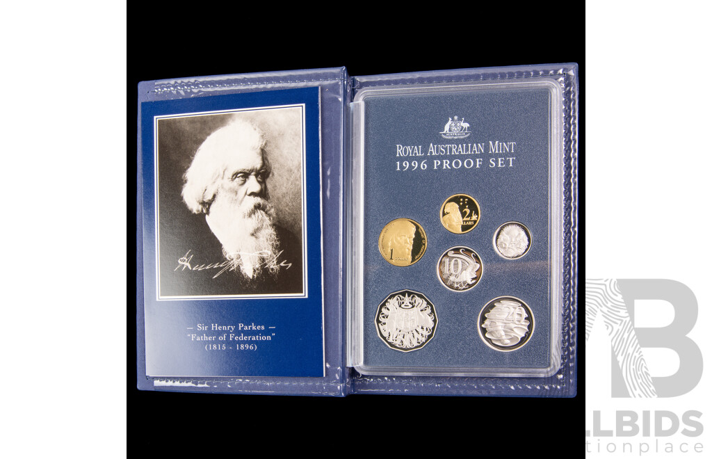 Australian RAM 1996 Six Proof Coin Set, Sir Henry Parkes