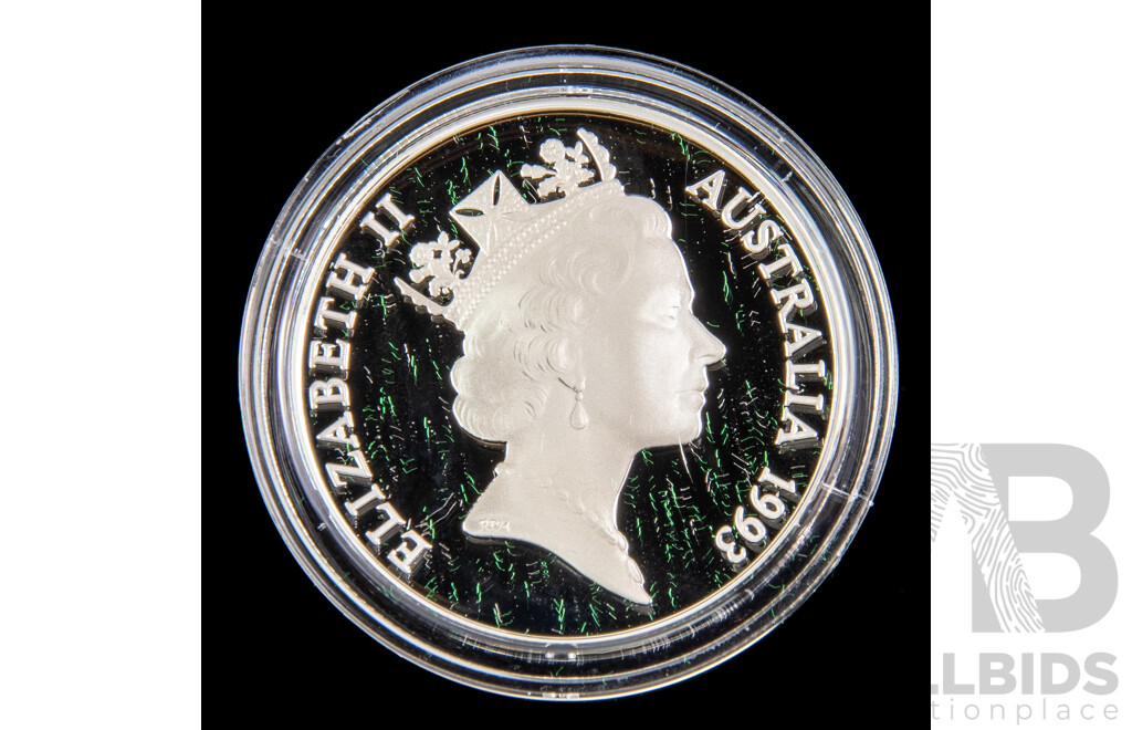Australian RAM 1993 Silver Proof Ten Dollar Coin, State Series, Australian Capital Territory .925