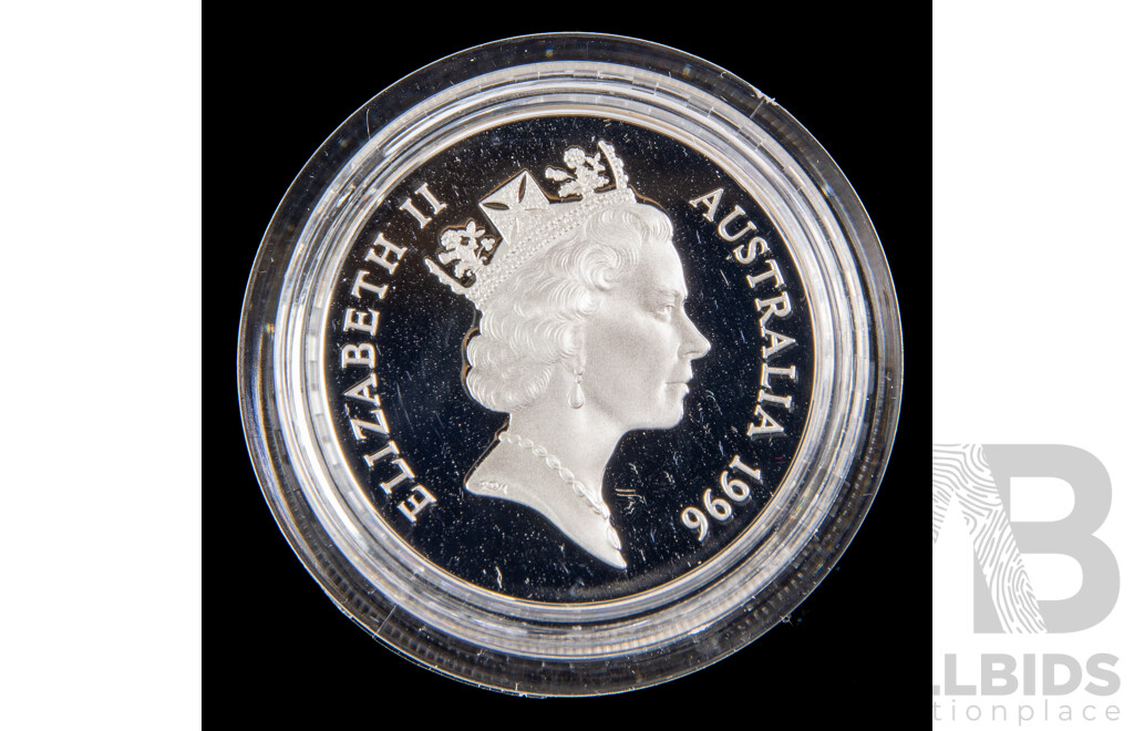 Australian RAM 1996 One Dollar Silver Coin - Thirtieth Anniversary of Decimal Currency .999