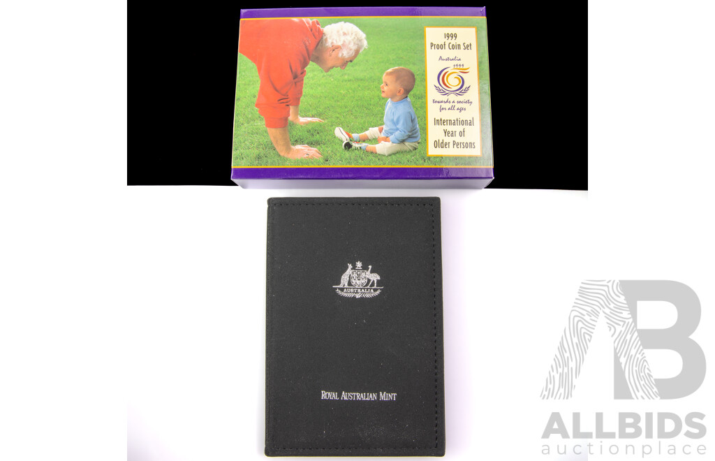 Australian RAM 1999 Six Proof Coin Set, International Year of the Older Persons