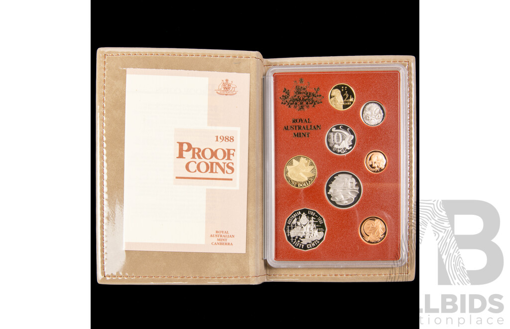 Australian RAM 1988 Seven Proof Coin Set