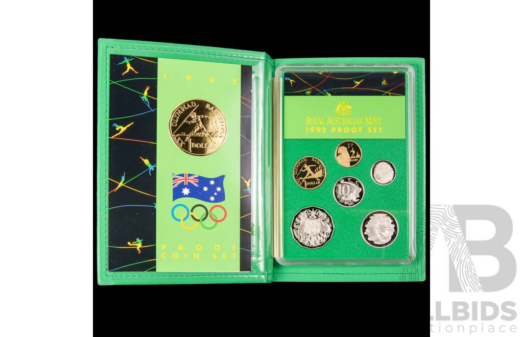 Australian RAM 1992 Six Proof Coin Set, Barcelona Olympics