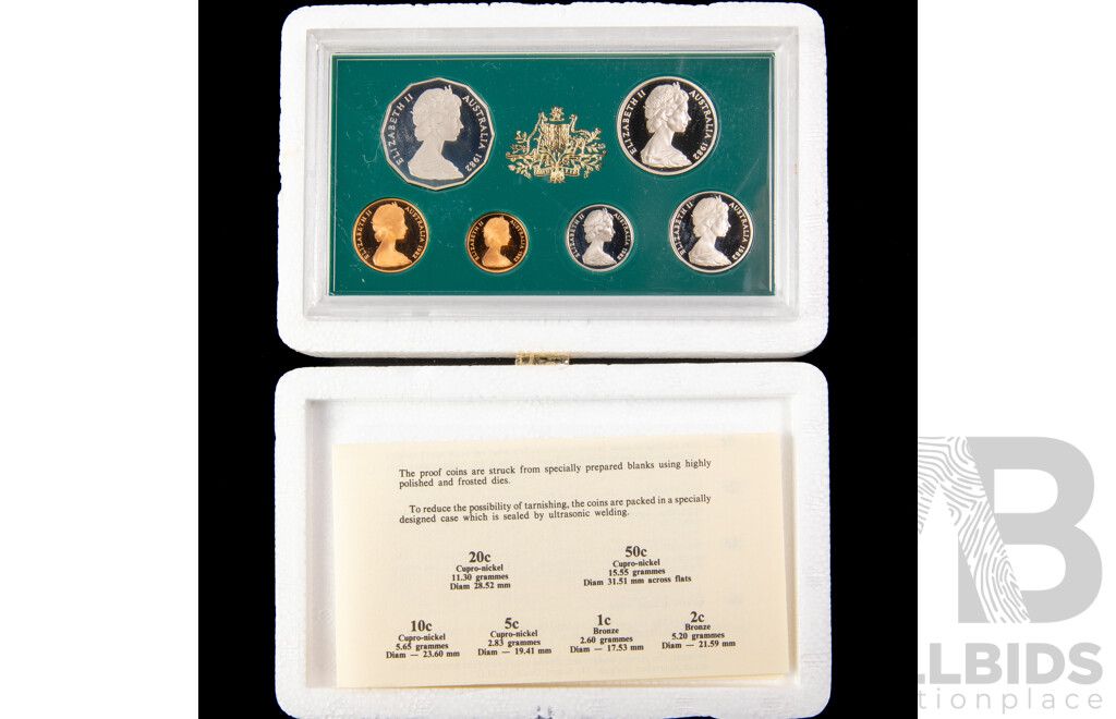 Australian RAM 1982 Proof Coin Set, Commonwealth Games