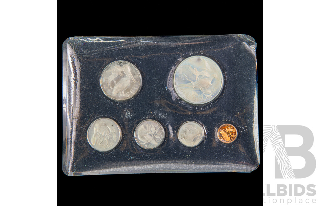 British Virgin Islands 1973 Franklin Mint Six Proof Coin Set