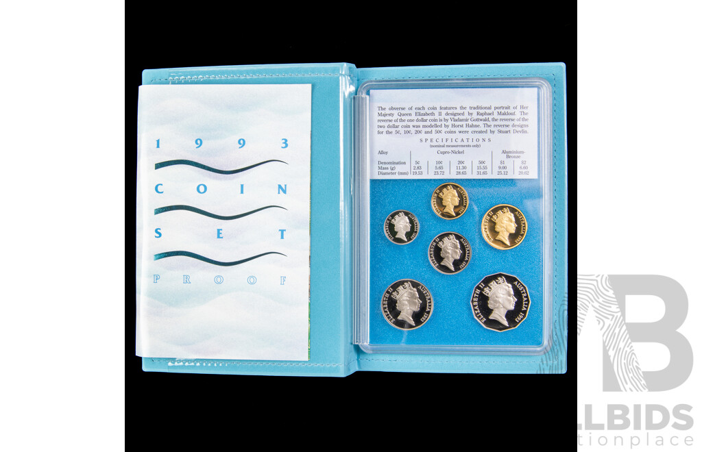 Australian RAM 1993 Six Proof Coin Set