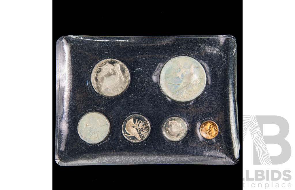 British Virgin Islands Franklin Mint 1973 First Coinage Proof Set