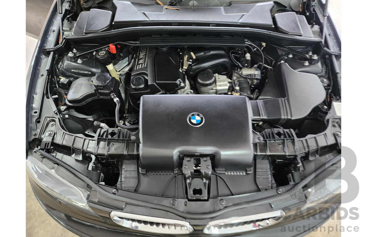 5/2008 Bmw 1 18i E87 MY07 UPGRADE 5d Hatchback Black 2.0L