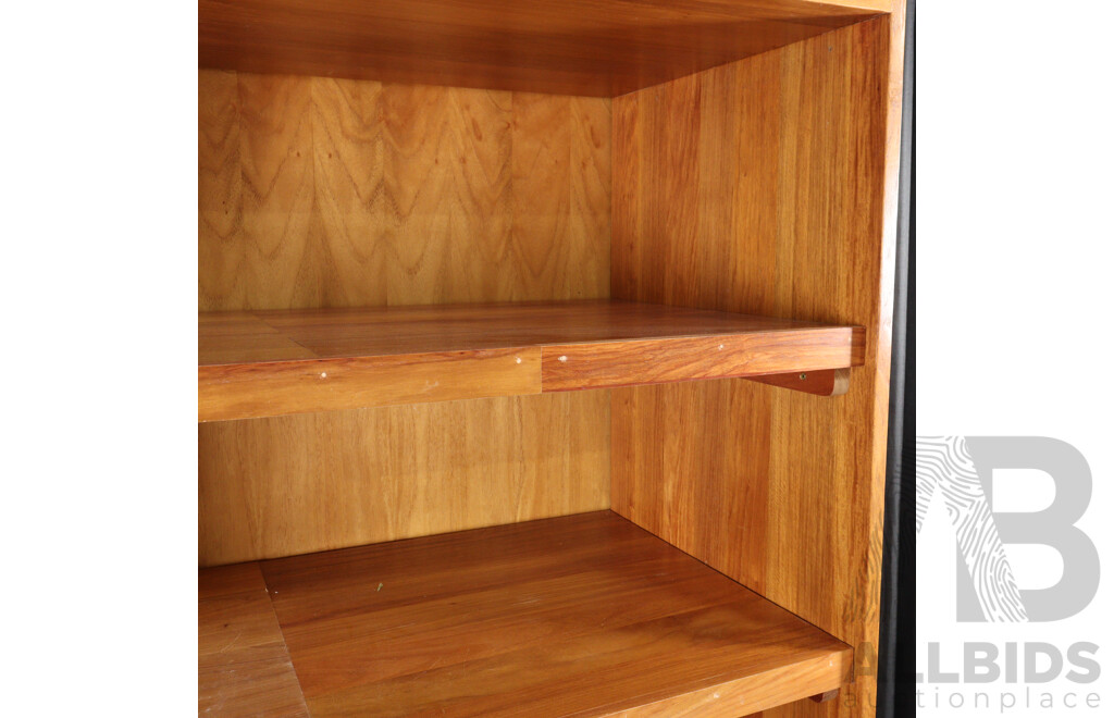 Part Hardwood Wall Unit