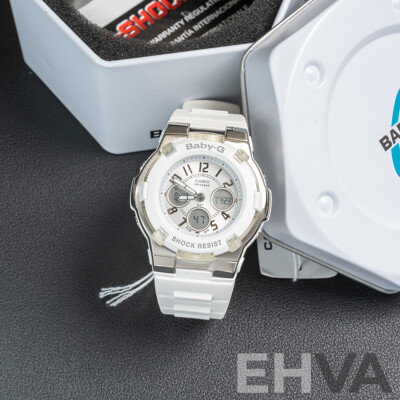 Casio Baby-G WR10Bar Shock Resist 35mm Watch, BGA110-7B, as New in Original Presentation Tin