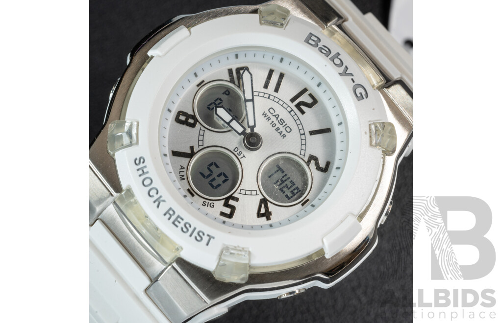 Casio Baby-G WR10Bar Shock Resist 35mm Watch, BGA110-7B, as New in Original Presentation Tin