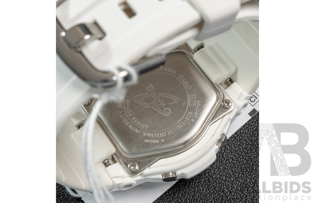 Casio Baby-G WR10Bar Shock Resist 35mm Watch, BGA110-7B, as New in Original Presentation Tin
