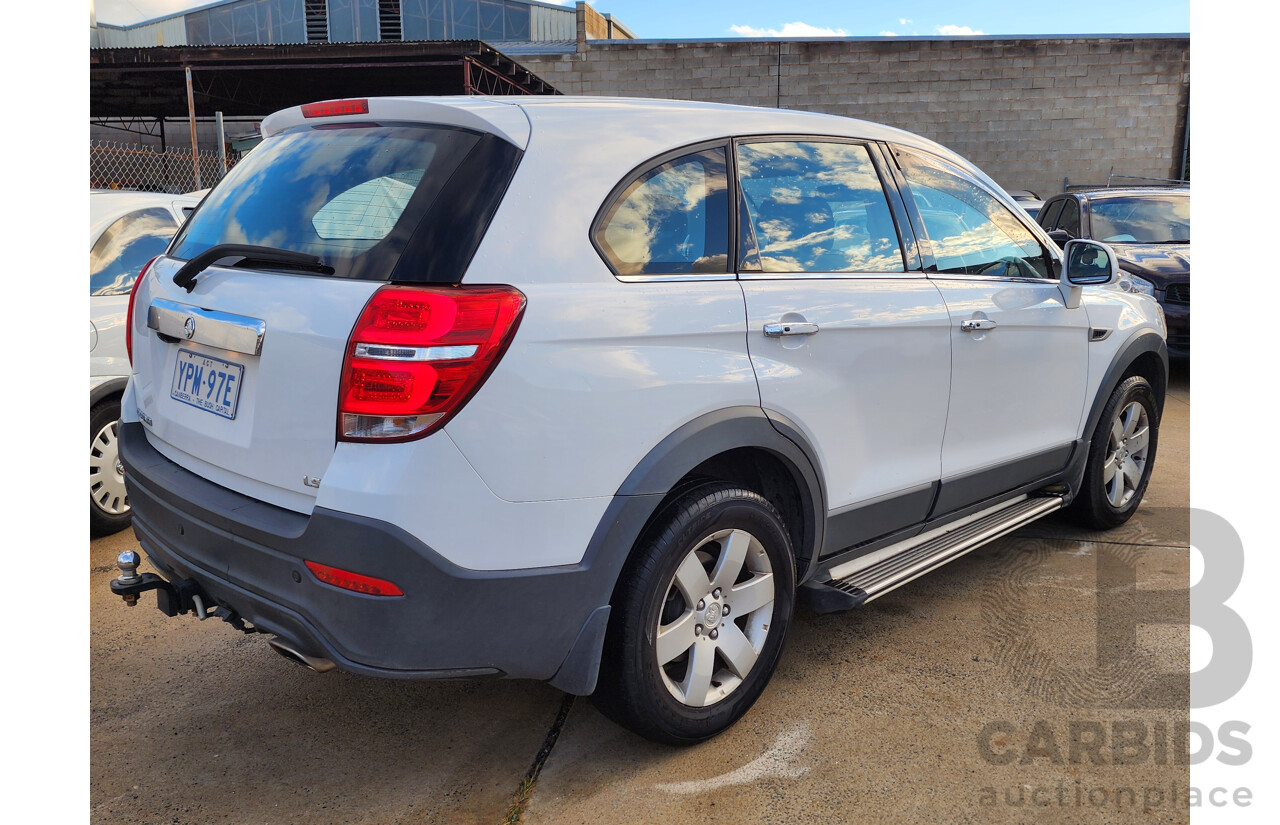 8/2016 Holden Captiva 5 (fwd) CG MY16 4d Wagon White 2.4L