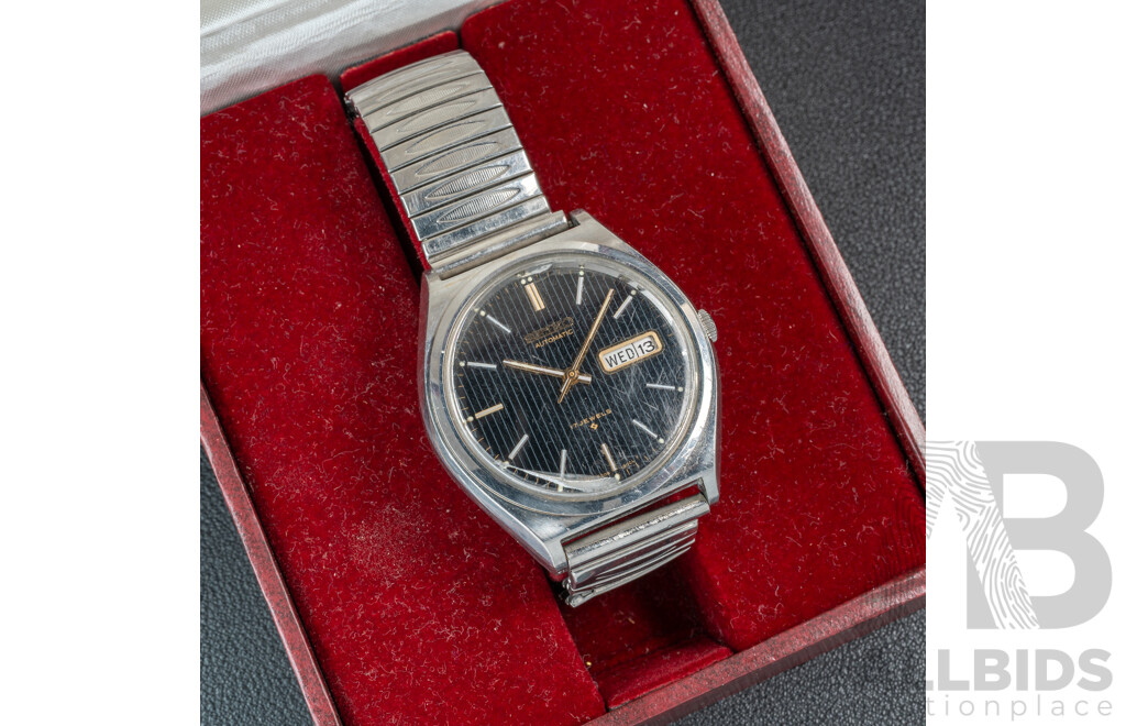Seiko Automatic 17 Jewels Vintage Mens Watch, 6309-8000, 35mm, in Original Presentation Box