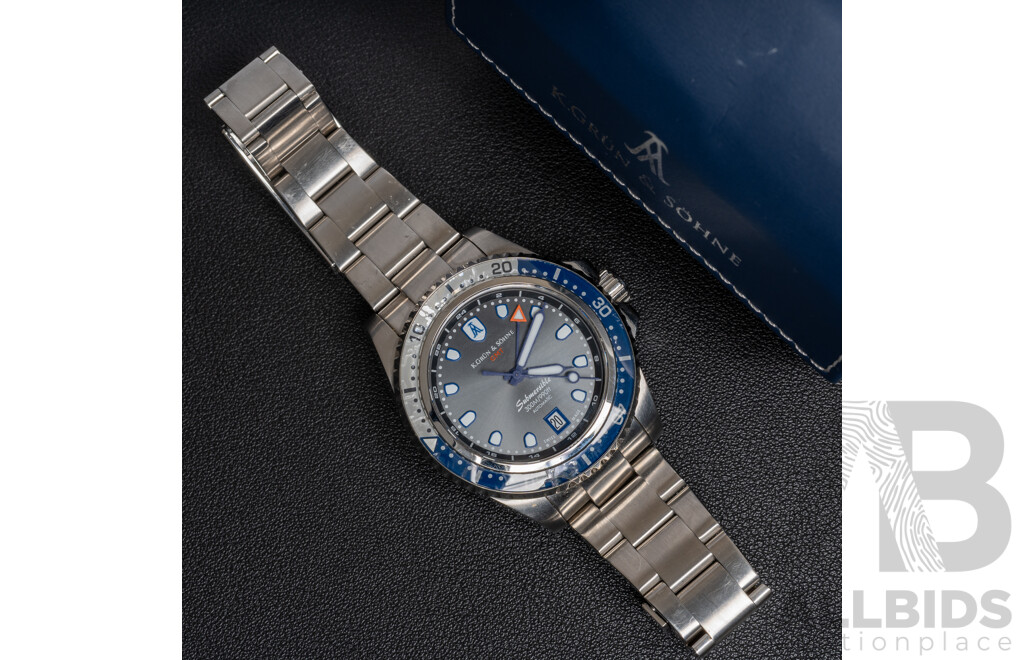 K.Grún & Sóhne 'The Submersible Storm' No. 091/300 with Original Presentation Box & Certificate