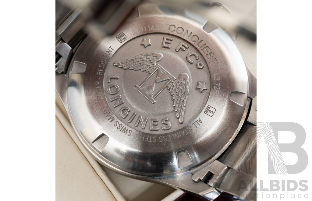 Longines Conquest VHP Watch, L3.726.4, 43mm, in Original Presentation Box with Manual