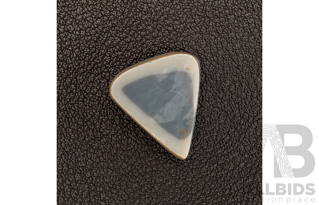 South Australian Solid Opal, Trilliant Cabochon, 13.85 Grams