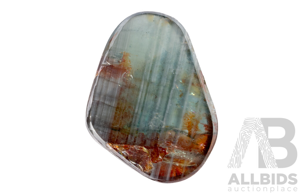 Bomb Sapphire, Natural Freeform Gemstone From Anakie QLD, 22.20 Ct