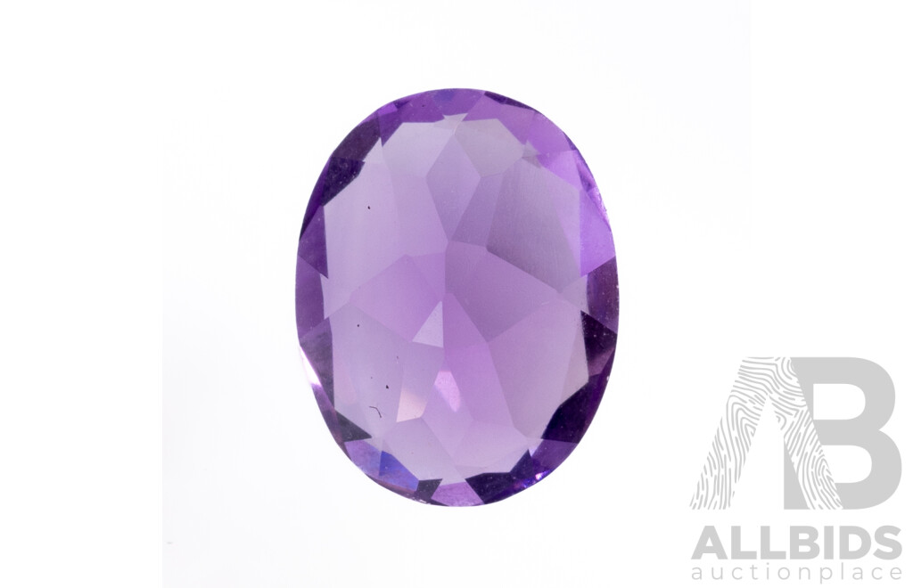 Amethyst Natural Oval Cut Unset Gemstone, 1.75ct