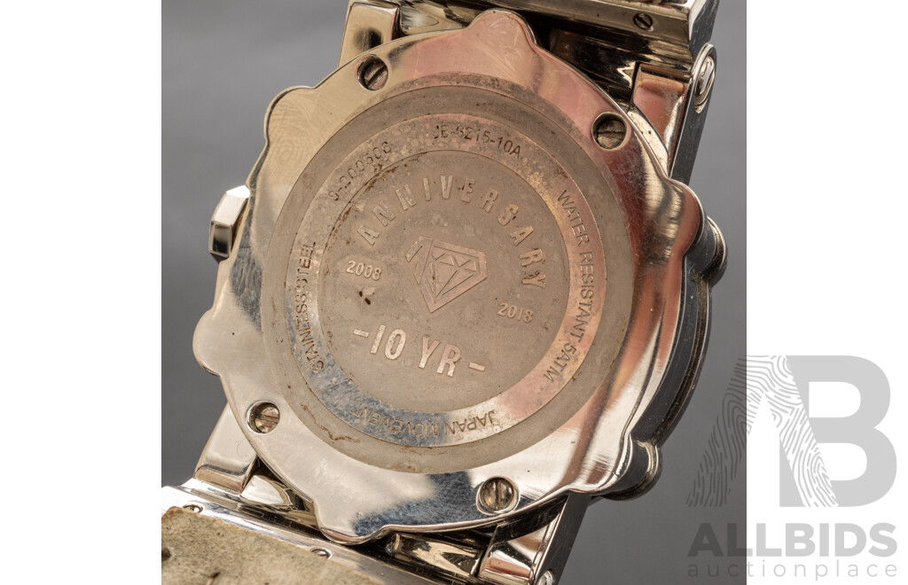 JBW Mens 10 Year Anniversary Phantom 1.96ct Diamond & Chronograph Watch