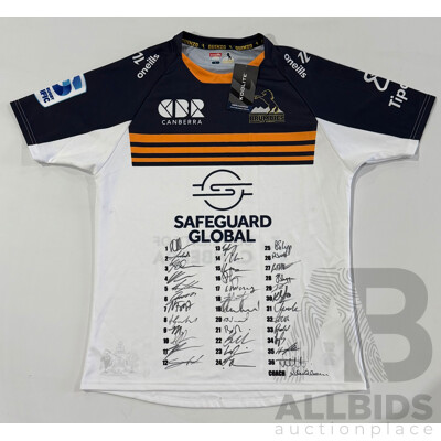 ACT Brumbies Signed 2025 Squad Jersey